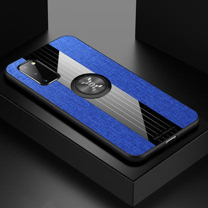 XINLI Stitching Cloth Textue Shockproof TPU Protective Case with Ring Holder, For Samsung Galaxy S20, For Samsung Galaxy S20 FE, For Samsung Galaxy S20+, For Samsung Galaxy S20 Ultra, For Samsung Galaxy S21 5G, For Samsung Galaxy S21 Ultra 5G          ...