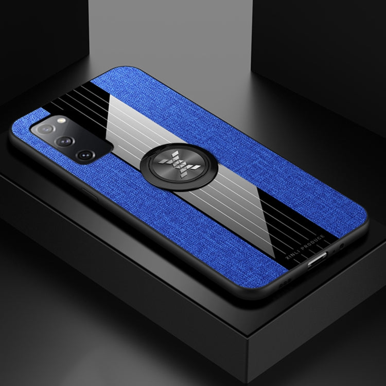 XINLI Stitching Cloth Textue Shockproof TPU Protective Case with Ring Holder, For Samsung Galaxy S20, For Samsung Galaxy S20 FE, For Samsung Galaxy S20+, For Samsung Galaxy S20 Ultra, For Samsung Galaxy S21 5G, For Samsung Galaxy S21 Ultra 5G          ...