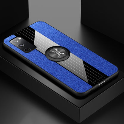 XINLI Stitching Cloth Textue Shockproof TPU Protective Case with Ring Holder, For Samsung Galaxy S20, For Samsung Galaxy S20 FE, For Samsung Galaxy S20+, For Samsung Galaxy S20 Ultra, For Samsung Galaxy S21 5G, For Samsung Galaxy S21 Ultra 5G          ...