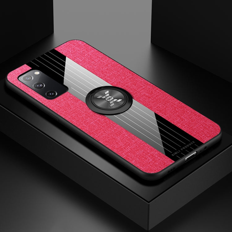XINLI Stitching Cloth Textue Shockproof TPU Protective Case with Ring Holder, For Samsung Galaxy S20, For Samsung Galaxy S20 FE, For Samsung Galaxy S20+, For Samsung Galaxy S20 Ultra, For Samsung Galaxy S21 5G, For Samsung Galaxy S21 Ultra 5G          ...