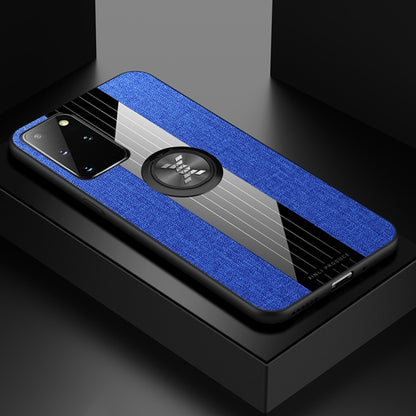 XINLI Stitching Cloth Textue Shockproof TPU Protective Case with Ring Holder, For Samsung Galaxy S20, For Samsung Galaxy S20 FE, For Samsung Galaxy S20+, For Samsung Galaxy S20 Ultra, For Samsung Galaxy S21 5G, For Samsung Galaxy S21 Ultra 5G          ...