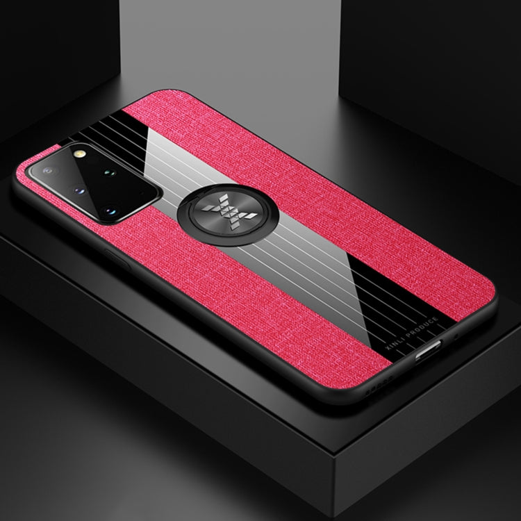 XINLI Stitching Cloth Textue Shockproof TPU Protective Case with Ring Holder, For Samsung Galaxy S20, For Samsung Galaxy S20 FE, For Samsung Galaxy S20+, For Samsung Galaxy S20 Ultra, For Samsung Galaxy S21 5G, For Samsung Galaxy S21 Ultra 5G          ...