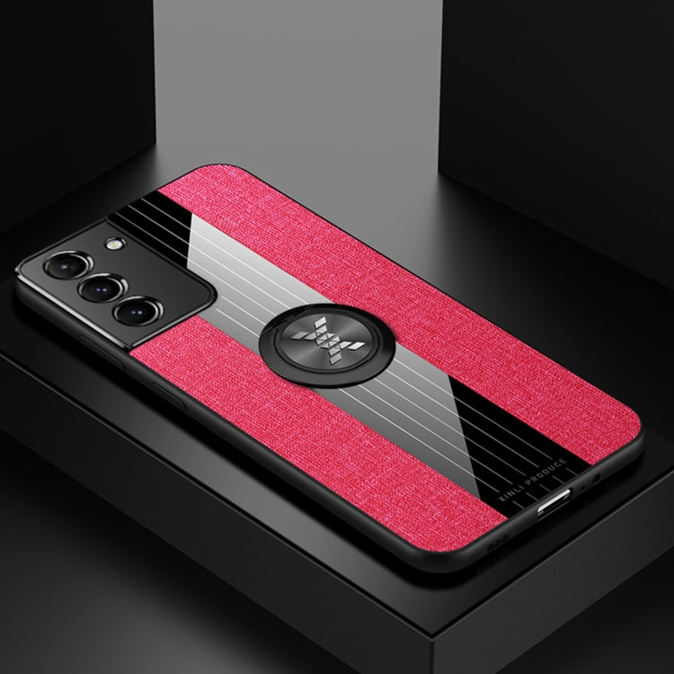 XINLI Stitching Cloth Textue Shockproof TPU Protective Case with Ring Holder, For Samsung Galaxy S20, For Samsung Galaxy S20 FE, For Samsung Galaxy S20+, For Samsung Galaxy S20 Ultra, For Samsung Galaxy S21 5G, For Samsung Galaxy S21 Ultra 5G          ...