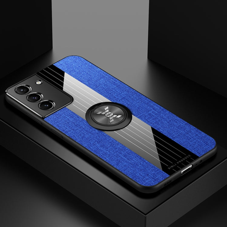 XINLI Stitching Cloth Textue Shockproof TPU Protective Case with Ring Holder, For Samsung Galaxy S20, For Samsung Galaxy S20 FE, For Samsung Galaxy S20+, For Samsung Galaxy S20 Ultra, For Samsung Galaxy S21 5G, For Samsung Galaxy S21 Ultra 5G          ...