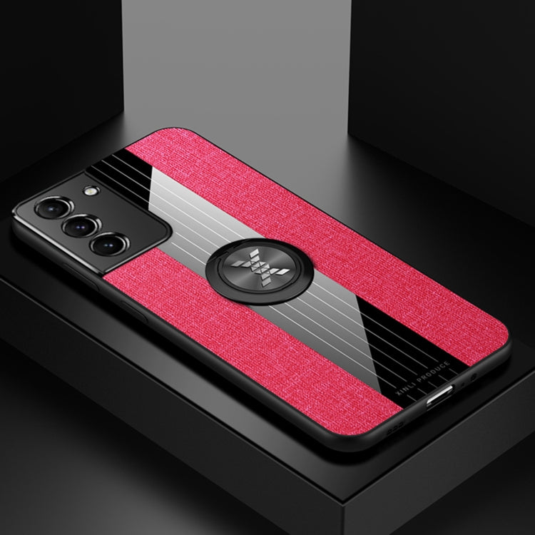 XINLI Stitching Cloth Textue Shockproof TPU Protective Case with Ring Holder, For Samsung Galaxy S20, For Samsung Galaxy S20 FE, For Samsung Galaxy S20+, For Samsung Galaxy S20 Ultra, For Samsung Galaxy S21 5G, For Samsung Galaxy S21 Ultra 5G          ...