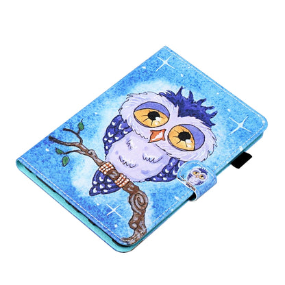 Coloured Drawing Stitching Horizontal Flip Leather Case with Holder & Card Slot & Sleep / Wake-up Function, For iPad mini 2024 / mini 6