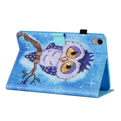 Coloured Drawing Stitching Horizontal Flip Leather Case with Holder & Card Slot & Sleep / Wake-up Function, For iPad mini 2024 / mini 6