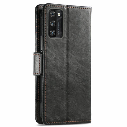 CaseNeo Business Splicing Dual Magnetic Buckle Horizontal Flip PU Leather Case with Holder & Card Slots & Wallet, For Blackview A100, For Infinix Note 10 Pro, For Oukitel C21 Pro, For OPPO Realme GT Master, For vivo V21, For ZTE Axon 30 5G             ...