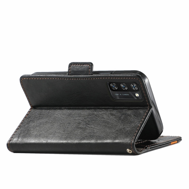 CaseNeo Business Splicing Dual Magnetic Buckle Horizontal Flip PU Leather Case with Holder & Card Slots & Wallet, For Blackview A100, For Infinix Note 10 Pro, For Oukitel C21 Pro, For OPPO Realme GT Master, For vivo V21, For ZTE Axon 30 5G             ...