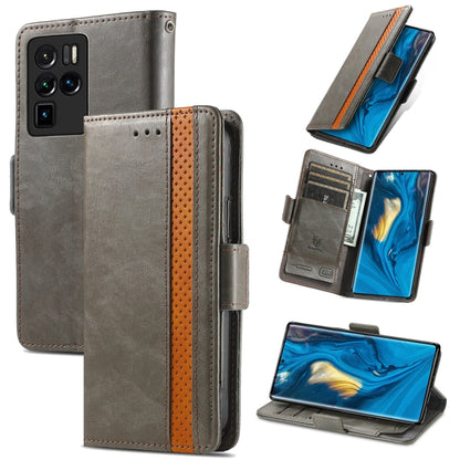 CaseNeo Business Splicing Dual Magnetic Buckle Horizontal Flip PU Leather Case with Holder & Card Slots & Wallet, For Blackview A100, For Infinix Note 10 Pro, For Oukitel C21 Pro, For OPPO Realme GT Master, For vivo V21, For ZTE Axon 30 5G             ...
