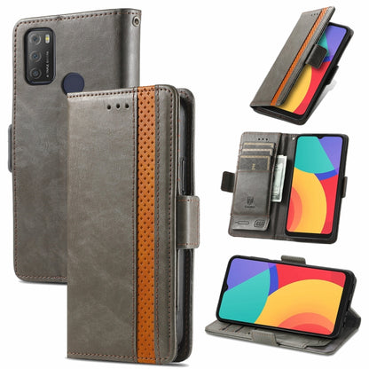 CaseNeo Business Splicing Dual Magnetic Buckle Horizontal Flip PU Leather Case with Holder & Card Slots & Wallet, For Blackview A100, For Infinix Note 10 Pro, For Oukitel C21 Pro, For OPPO Realme GT Master, For vivo V21, For ZTE Axon 30 5G             ...