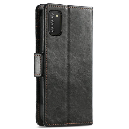 CaseNeo Business Splicing Dual Magnetic Buckle Horizontal Flip PU Leather Case with Holder & Card Slots & Wallet, For Samsung Galaxy A03s, For Samsung Galaxy A20, For Samsung Galaxy A30