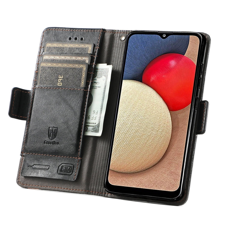 CaseNeo Business Splicing Dual Magnetic Buckle Horizontal Flip PU Leather Case with Holder & Card Slots & Wallet, For Samsung Galaxy A03s, For Samsung Galaxy A20, For Samsung Galaxy A30