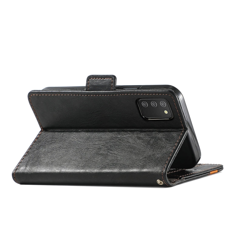 CaseNeo Business Splicing Dual Magnetic Buckle Horizontal Flip PU Leather Case with Holder & Card Slots & Wallet, For Samsung Galaxy A03s, For Samsung Galaxy A20, For Samsung Galaxy A30