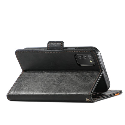 CaseNeo Business Splicing Dual Magnetic Buckle Horizontal Flip PU Leather Case with Holder & Card Slots & Wallet, For Samsung Galaxy A03s, For Samsung Galaxy A20, For Samsung Galaxy A30