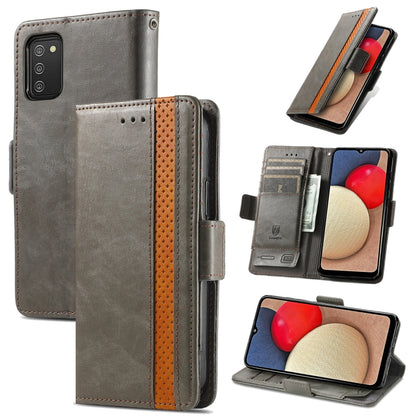 CaseNeo Business Splicing Dual Magnetic Buckle Horizontal Flip PU Leather Case with Holder & Card Slots & Wallet, For Samsung Galaxy A03s, For Samsung Galaxy A20, For Samsung Galaxy A30