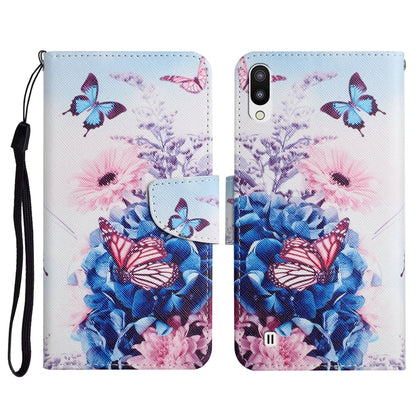 Painted Pattern Horizontal Flip Leather Case with Holder & Card Slot & Wallet, For Samsung Galaxy A01, For Samsung Galaxy A02