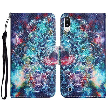 Painted Pattern Horizontal Flip Leather Case with Holder & Card Slot & Wallet, For Samsung Galaxy A01, For Samsung Galaxy A02