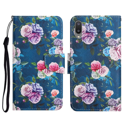 Painted Pattern Horizontal Flip Leather Case with Holder & Card Slot & Wallet, For Samsung Galaxy A01, For Samsung Galaxy A02