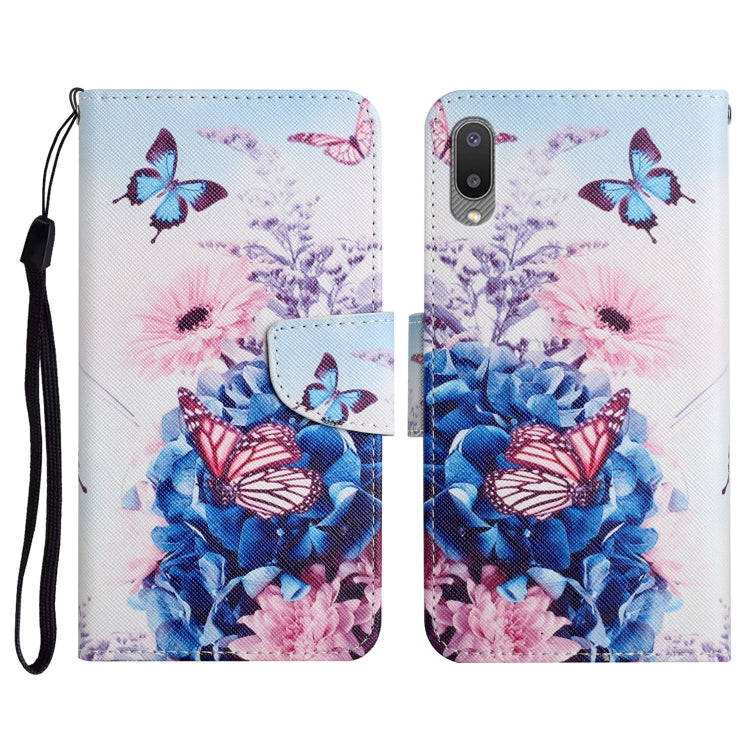 Painted Pattern Horizontal Flip Leather Case with Holder & Card Slot & Wallet, For Samsung Galaxy A01, For Samsung Galaxy A02