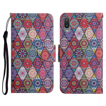 Painted Pattern Horizontal Flip Leather Case with Holder & Card Slot & Wallet, For Samsung Galaxy A01, For Samsung Galaxy A02