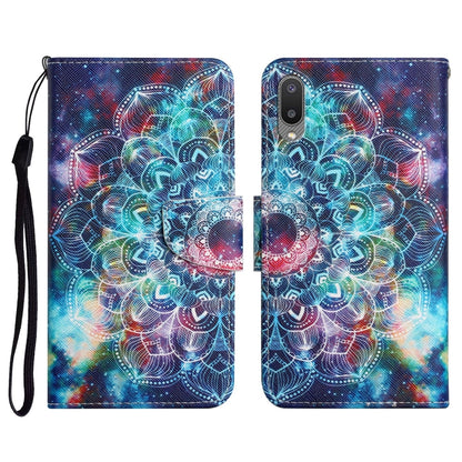 Painted Pattern Horizontal Flip Leather Case with Holder & Card Slot & Wallet, For Samsung Galaxy A01, For Samsung Galaxy A02