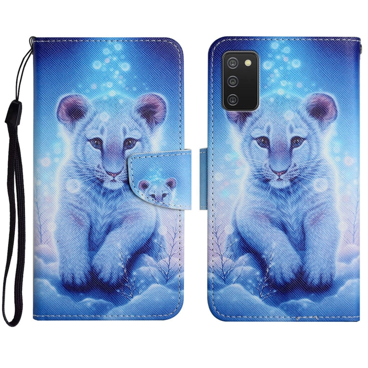 Painted Pattern Horizontal Flip Leather Case with Holder & Card Slot & Wallet, For Samsung Galaxy A02s US Edition, For Samsung Galaxy A02s EU Edition
