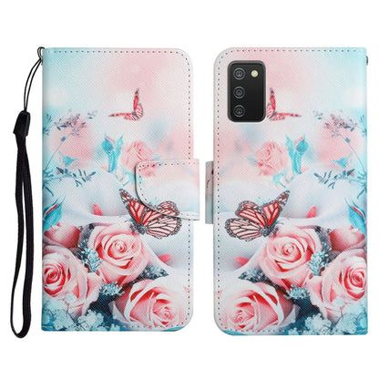 Painted Pattern Horizontal Flip Leather Case with Holder & Card Slot & Wallet, For Samsung Galaxy A02s US Edition, For Samsung Galaxy A02s EU Edition