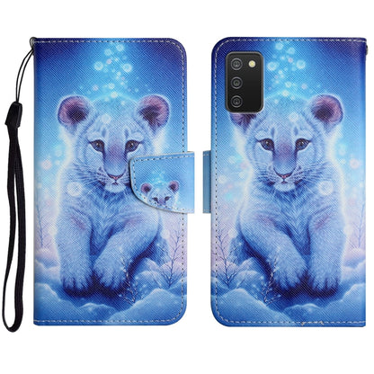 Painted Pattern Horizontal Flip Leather Case with Holder & Card Slot & Wallet, For Samsung Galaxy A02s US Edition, For Samsung Galaxy A02s EU Edition