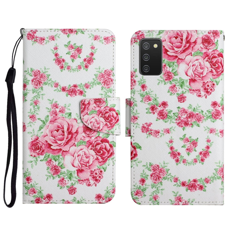 Painted Pattern Horizontal Flip Leather Case with Holder & Card Slot & Wallet, For Samsung Galaxy A03s 164mm, For Samsung Galaxy A10 / M10