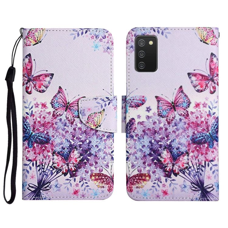 Painted Pattern Horizontal Flip Leather Case with Holder & Card Slot & Wallet, For Samsung Galaxy A03s 164mm, For Samsung Galaxy A10 / M10