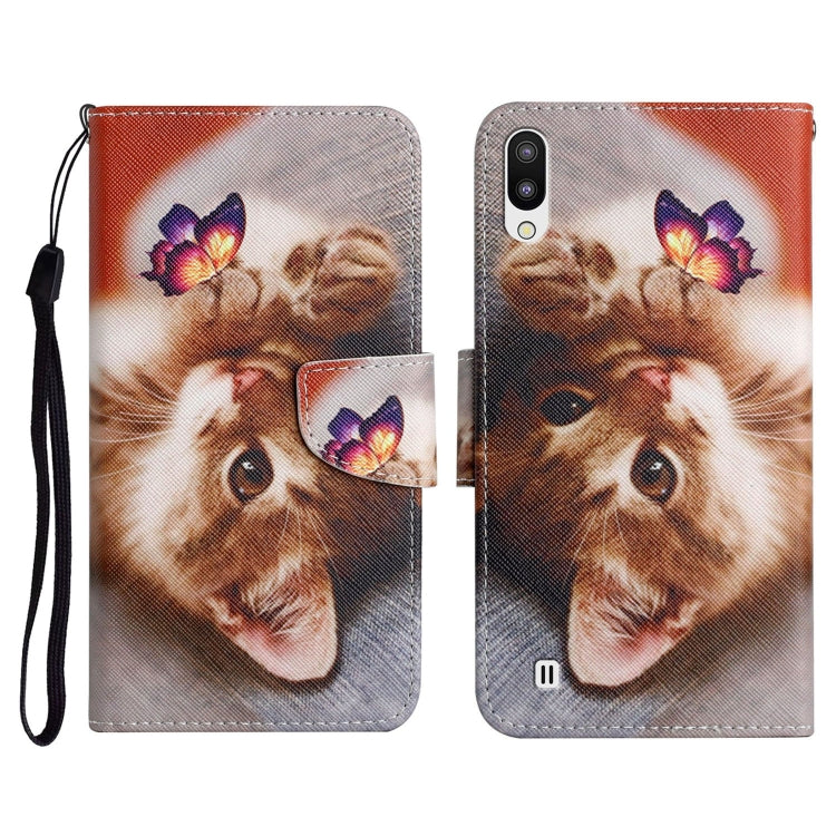 Painted Pattern Horizontal Flip Leather Case with Holder & Card Slot & Wallet, For Samsung Galaxy A03s 164mm, For Samsung Galaxy A10 / M10