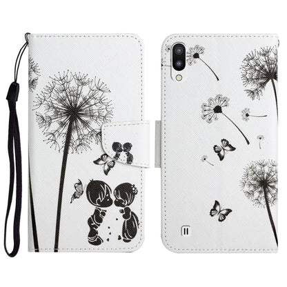 Painted Pattern Horizontal Flip Leather Case with Holder & Card Slot & Wallet, For Samsung Galaxy A03s 164mm, For Samsung Galaxy A10 / M10