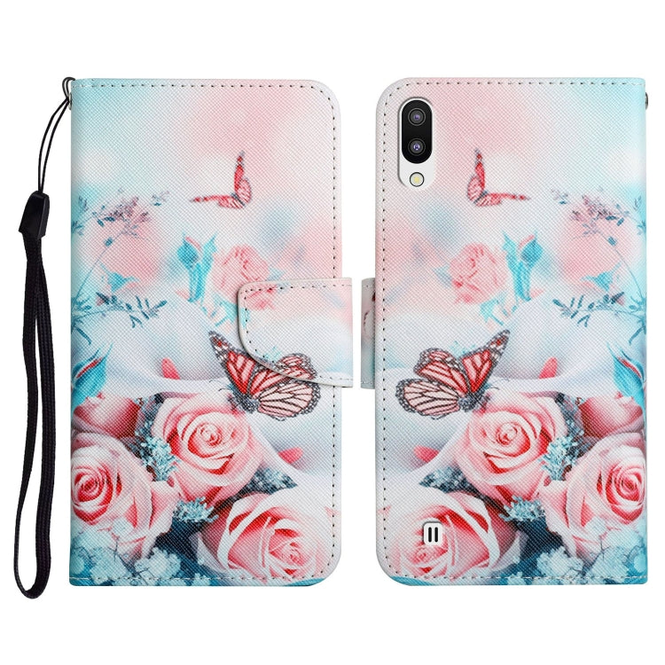 Painted Pattern Horizontal Flip Leather Case with Holder & Card Slot & Wallet, For Samsung Galaxy A03s 164mm, For Samsung Galaxy A10 / M10