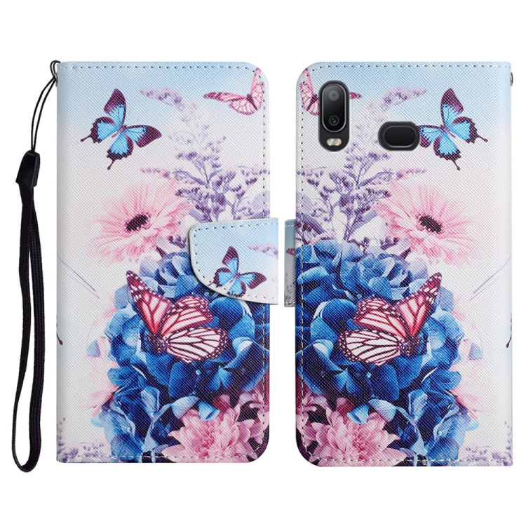 Painted Pattern Horizontal Flip Leather Case with Holder & Card Slot & Wallet, For Samsung Galaxy A10s, For Samsung Galaxy A11