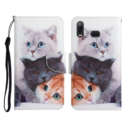 Painted Pattern Horizontal Flip Leather Case with Holder & Card Slot & Wallet, For Samsung Galaxy A10s, For Samsung Galaxy A11