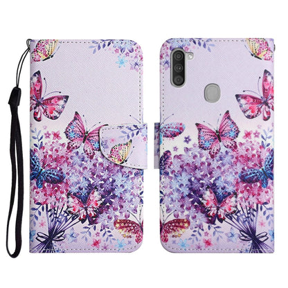 Painted Pattern Horizontal Flip Leather Case with Holder & Card Slot & Wallet, For Samsung Galaxy A10s, For Samsung Galaxy A11