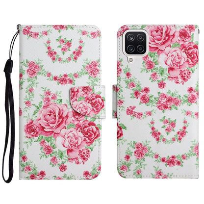Painted Pattern Horizontal Flip Leather Case with Holder & Card Slot & Wallet, For Samsung Galaxy A12, For Samsung Galaxy A20 / A30