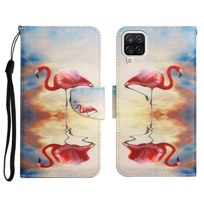 Painted Pattern Horizontal Flip Leather Case with Holder & Card Slot & Wallet, For Samsung Galaxy A12, For Samsung Galaxy A20 / A30