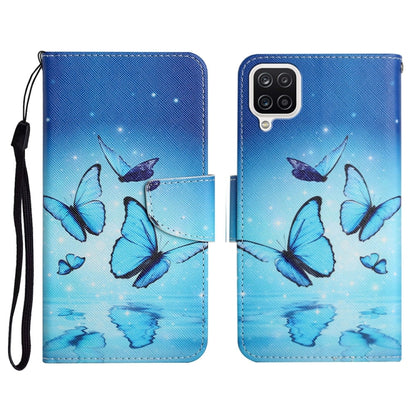 Painted Pattern Horizontal Flip Leather Case with Holder & Card Slot & Wallet, For Samsung Galaxy A12, For Samsung Galaxy A20 / A30