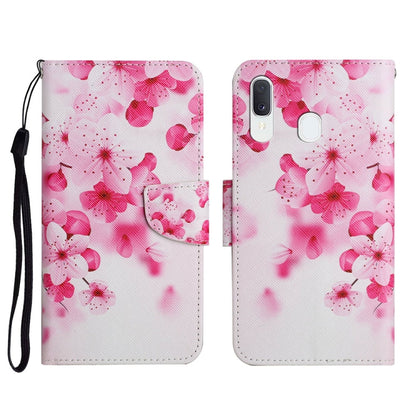 Painted Pattern Horizontal Flip Leather Case with Holder & Card Slot & Wallet, For Samsung Galaxy A12, For Samsung Galaxy A20 / A30