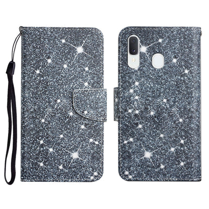 Painted Pattern Horizontal Flip Leather Case with Holder & Card Slot & Wallet, For Samsung Galaxy A12, For Samsung Galaxy A20 / A30
