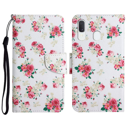 Painted Pattern Horizontal Flip Leather Case with Holder & Card Slot & Wallet, For Samsung Galaxy A20e, For Samsung Galaxy A20s