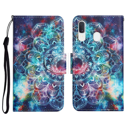 Painted Pattern Horizontal Flip Leather Case with Holder & Card Slot & Wallet, For Samsung Galaxy A20e, For Samsung Galaxy A20s