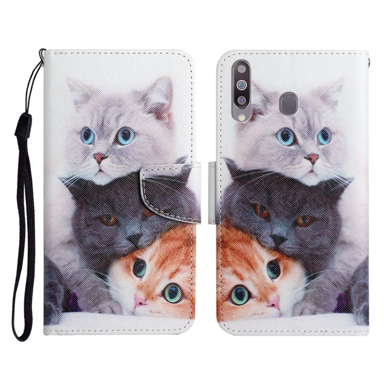 Painted Pattern Horizontal Flip Leather Case with Holder & Card Slot & Wallet, For Samsung Galaxy A20e, For Samsung Galaxy A20s