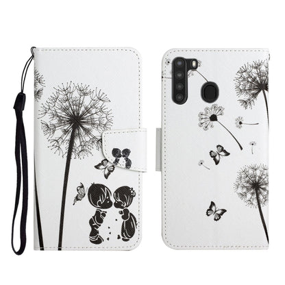 Painted Pattern Horizontal Flip Leather Case with Holder & Card Slot & Wallet, For Samsung Galaxy A21, For Samsung Galaxy A21s