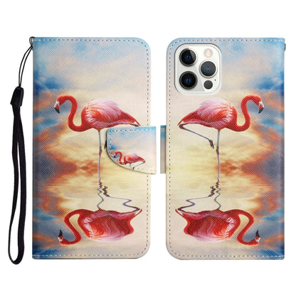 Painted Pattern Horizontal Flip Leather Case with Holder & Card Slot & Wallet, For iPhone 13 Pro Max, For iPhone 13 Pro, For iPhone 13