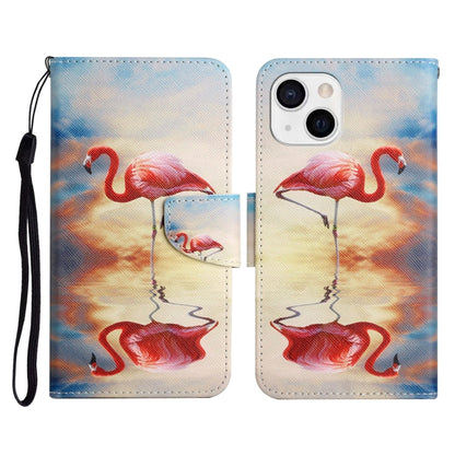 Painted Pattern Horizontal Flip Leather Case with Holder & Card Slot & Wallet, For iPhone 13 Pro Max, For iPhone 13 Pro, For iPhone 13