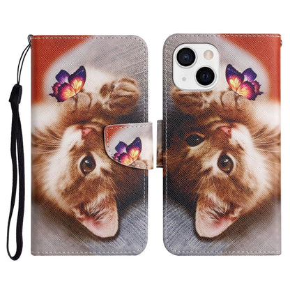 Painted Pattern Horizontal Flip Leather Case with Holder & Card Slot & Wallet, For iPhone 13 Pro Max, For iPhone 13 Pro, For iPhone 13