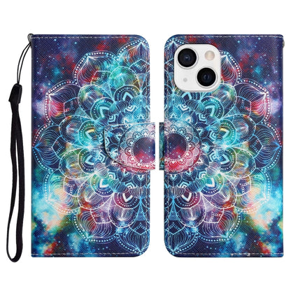 Painted Pattern Horizontal Flip Leather Case with Holder & Card Slot & Wallet, For iPhone 13 mini, For iPhone 12 Pro Max, For iPhone 12 / 12 Pro